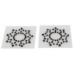 Tepel stickers Strass